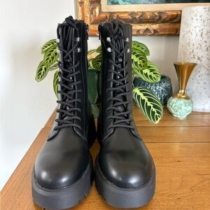 Madden Girl Platform Combat Boots